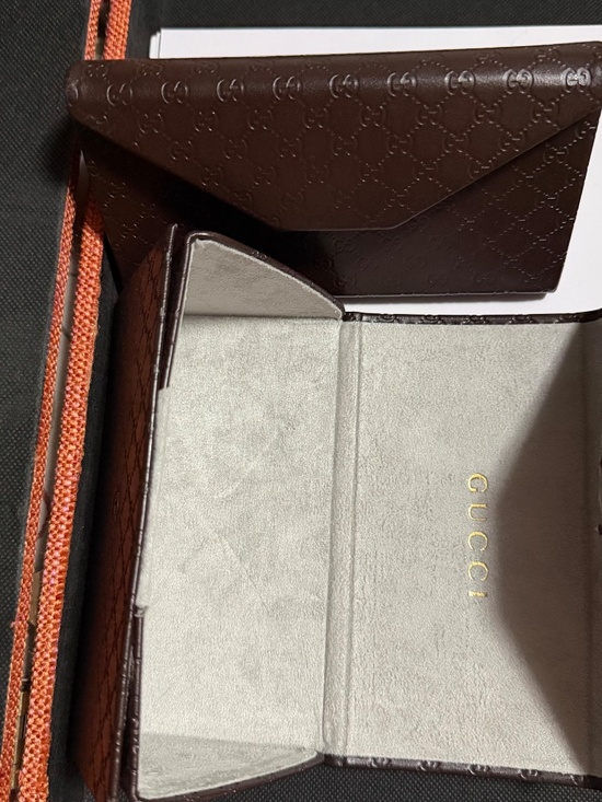 Gucci Black Embossed Logo Sunglasses Case 2 for $35 main image 3